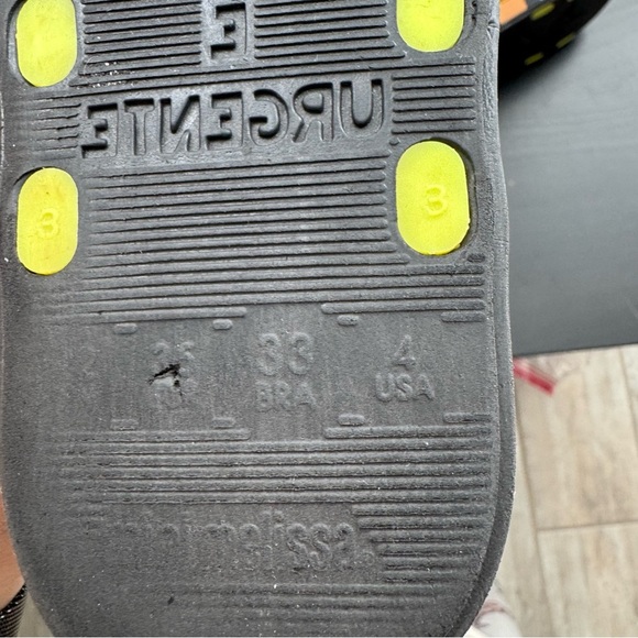 MINI MELISSA x FABULA spaceship solar system PING PONG rubber SANDALS size 4 - Picture 10 of 10